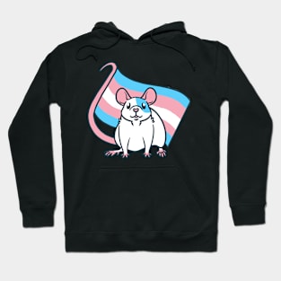 Trans Pride Rat Hoodie